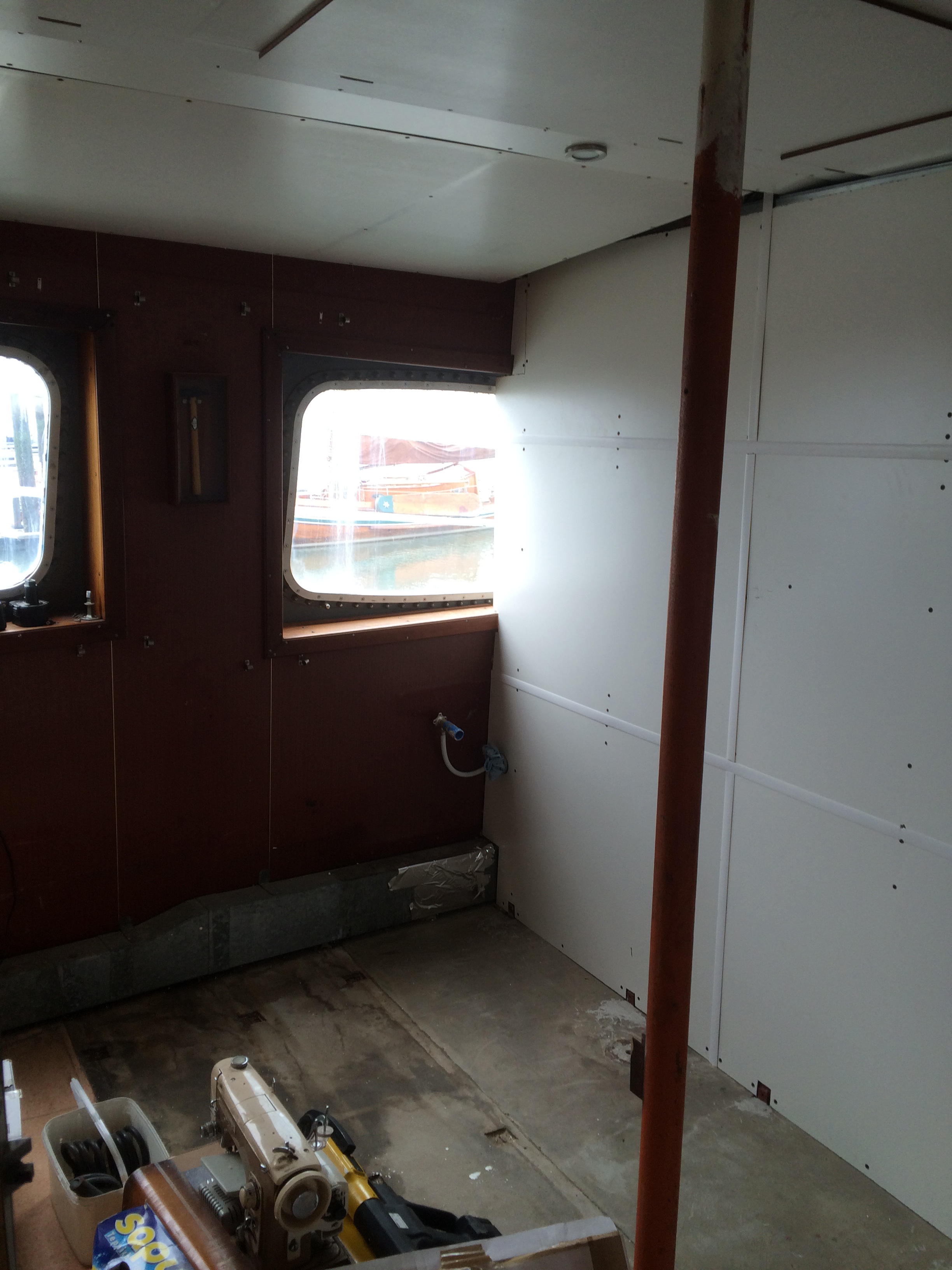 Wände für die Sanitäranlagen sind erstellt 2015 Wände für die Sanitäranlagen sind erstellt 2015